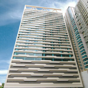 Retail Building at Sunset