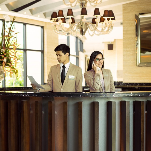 Retail Building at Sunset